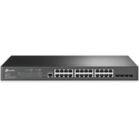 TP-Link Omada SG3428 switch di rete Gestito L2/L3 Gigabit Ethernet (10/100/1000) 1U Nero, Interruttore Gestito, L2/L3, Gigabit Ethernet (10/100/1000), Montaggio rack, 1U