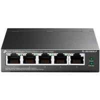 TP-Link TL-SG1005LP switch di rete Non gestito Gigabit Ethernet (10/100/1000) Supporto Power over Ethernet (PoE) Nero, Interruttore Nero, Non gestito, Gigabit Ethernet (10/100/1000), Supporto Power over Ethernet (PoE), Montabile a parete