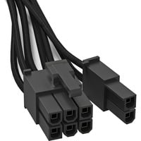 be quiet! CP-6610 0,6 m, Cavo Nero, PCI-E (6+2 pin), PCI-E(6+2 pin), 0,6 m, Maschio, Maschio, Dritto