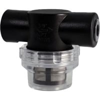 Alphacool Filtro antiparticolato in linea ES 2x G1/4" femmina Nero/trasparente