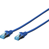 Digitus Cavo patch CAT 5e SF/UTP 1m blu