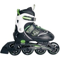 Muuwmi Pattini in linea regolabili per bambini Mis. 29-32 verde/Nero