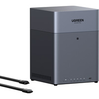 UGREEN DH4300 Plus NAS Mini Tower 8 GB LPPDDR4X UGOS Pro Grigio Nero, NAS, Mini Tower, 8 GB, LPPDDR4X, UGOS Pro, Grigio