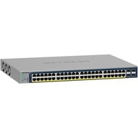 Netgear GS752TP Gestito L2/L3/L4 Gigabit Ethernet (10/100/1000) Supporto Power over Ethernet (PoE) 1U Nero, Interruttore Gestito, L2/L3/L4, Gigabit Ethernet (10/100/1000), Supporto Power over Ethernet (PoE), Montaggio rack, 1U