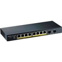 Zyxel GS1900-10HP Gestito L2 Gigabit Ethernet (10/100/1000) Supporto Power over Ethernet (PoE) Nero, Interruttore Nero, Gestito, L2, Gigabit Ethernet (10/100/1000), Supporto Power over Ethernet (PoE), Montabile a parete
