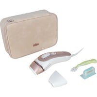 Braun Epilatore Luce Pulsata Smart Skin I·Expert, Epilazione A Casa Tua, Custodia, Rasoio Donna Venus, 2 Testine, PL7147, Rimozione dei capelli bianco/Oro rosè, Epilazione A Casa Tua, Custodia, Rasoio Donna Venus, 2 Testine, PL7147, Luce pulsata intensa (IPL), Rose Gold, Bianco, AC