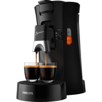 Philips CSA230 Macchina per espresso 0,9 L, Macchina a cialde Nero, Macchina per espresso, 0,9 L, Cialde caffè, 1450 W, Nero