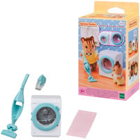 EPOCH Sylvanian Families - Lavatrice e aspirapolvere, Giochi di costruzione 