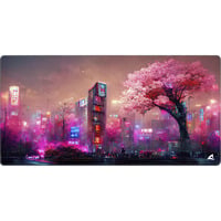 Sharkoon SKILLER SGP40 D4, Gioco mouse pad neon-rosa/multi colorata