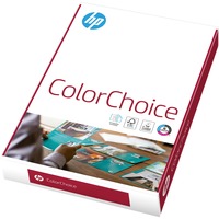 HP Color Choice 500/A4/210x297 carta inkjet A4 (210x297 mm) 500 fogli Bianco Stampa laser/inkjet, A4 (210x297 mm), 500 fogli, 100 g/m², Bianco, EU Ecolabel, Forest Stewardship Council (FSC)