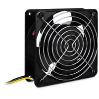 Inter-Tech 88887269 porta accessori Ventola di raffreddamento, Aria di raffreddamento Nero, Ventola di raffreddamento, Nero, 1 ventola(e), 12 cm, 230 V, 610 g