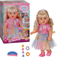 ZAPF Creation @BABY born Carla 43cm, Bambola BABY born @ Carla 43cm, Bambola bambina, Femmina, 4 anno/i, Bambino/Bambina, 430 mm, Multicolore