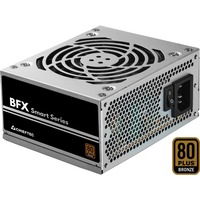 Chieftec Smart 350W alimentatore per computer 20+4 pin ATX ATX Nero, Argento, Alimentatore PC grigio, 350 W, 100 - 240 V, 47 - 63 Hz, 5 A, Attivo, 110 W