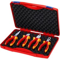 KNIPEX 00 20 15 pinza Set di pinze, Set pinze rosso/Giallo, Set di pinze, Acciaio, Polipropilene (PP), Rosso/giallo, 1,43 kg