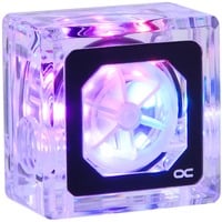 Alphacool 17464 parte e accessorio del sistema di raffreddamento del computer Indicatore di flusso, Indicatori di flusso trasparente, Indicatore di flusso, Plexiglass, Nero, Trasparente, 1/4", 3-pin, 45 mm