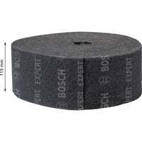 Bosch 2 608 901 231 fornitura per levigatura manuale Rotolo di carta vetrata Grana ultra fine 1 pz, Foglio abrasivo grigio, Rotolo di carta vetrata, Grana ultra fine, Tessuto felpato, Lavoro di finitura, Sverniciatura, Metallo, Legno, Grigio