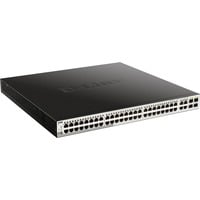 D-Link DGS-1210-52MP Gestito L2 Gigabit Ethernet (10/100/1000) Supporto Power over Ethernet (PoE) Nero, Grigio, Interruttore Gestito, L2, Gigabit Ethernet (10/100/1000), Full duplex, Supporto Power over Ethernet (PoE)