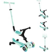 GLOBBER Go-Up Active Lights 360, Scooter verde/Menta