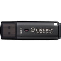 Kingston IronKey Locker+ 50 G2 128 GB, Chiavetta USB antracite