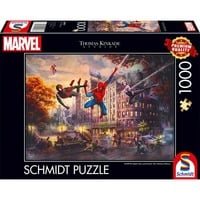 Schmidt Spiele Thomas Kinkade Studios: Marvel Spider-Man & Friends - L'Alleanza Suprema, Puzzle 