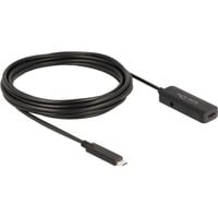 DeLOCK Cavo di prolunga attivo USB 3.2 Gen 2, connettore USB-C > presa USB-C Nero