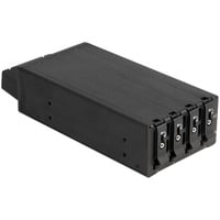 DeLOCK Telaio intercambiabile Slim Bay per 4 x M.2 NVMe SSD con connessione Slim SAS SFF-8654, Inquadramento 