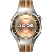 Huawei WATCH GT6 Pro, Cassa 46mm in titanio e cinturino marrone. Compatibile con iOS e Android. Fino a 21 giorni di autonomia., Smartwatch Nero, Cassa 46mm in titanio e cinturino marrone. Compatibile con iOS e Android. Fino a 21 giorni di autonomia., 3,73 cm (1.47"), AMOLED, Touch screen, 64 GB, GPS (satellitare), 54 g
