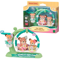 EPOCH Sylvanian Families - Set gioco Cuccioli di cervo con altalena floreale, Giochi di costruzione 
