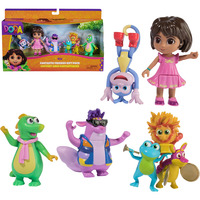 Spin Master Dora l'Esploratrice, Confezione Regalo Fantastici Amici con Boots, Tico, Isa e il Trio delle Feste, Personaggi Giocattolo, Giocattoli per Bambine e Bambini, 3+ Anni, Gioco figura Dora l'Esploratrice, Confezione Regalo Fantastici Amici con Boots, Tico, Isa e il Trio delle Feste, Personaggi Giocattolo, Giocattoli per Bambine e Bambini, 3+ Anni, 3 anno/i, Multicolore