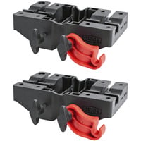 BESSEY Grande supporto multifunzione STE-MH-SET Nero/Rosso