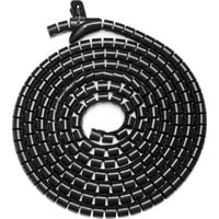 Digitus DA-90508 organizer per cavi Scrivania/Parete Guaina intrecciata per cavi Nero 1 pezzo(i), Instradamento dei cavi Nero, Guaina intrecciata per cavi, Scrivania/Parete, Polietilene tereftalato (PET), Nero
