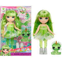 MGA Entertainment Rainbow High Littles Rainbow Fantasy Fairies Doll- Emerald (Green), Bambola Rainbow High Littles Rainbow Fantasy Fairies Doll- Emerald (Green), Bambola alla moda, Femmina, 4 anno/i, Bambino/Bambina, 140 mm, Multicolore