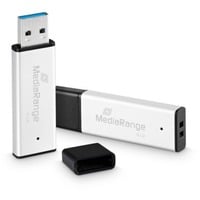 MediaRange High Performance 16 GB, Chiavetta USB argento/Nero