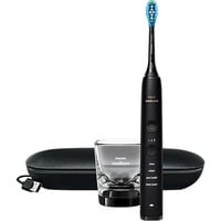Philips Sonicare DiamondClean DiamondClean 9000 HX9911/09 Spazzolino ricaricabile, Spazzolino da denti elettrico Nero, Adulto, Spazzolino elettrico sonico, Cura gum, Sbiancante, 62000 movimenti per minuto, Nero, iPhone with Bluetooth 4.0 and above ; Android phones with Bluetooth 4.0 and above