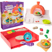 Spin Master Kinetic Sand, Set di Gioco Squish Pizza, con 452 g di Sabbia e 5 Attrezzi, Giocattoli per Bambini e Bambine, 5+ Anni, Gioco di sabbia Kinetic Sand , Set di Gioco Squish Pizza, con 452 g di Sabbia e 5 Attrezzi, Giocattoli per Bambini e Bambine, 5+ Anni, Kit di attività manuali per bambini, 5 anno/i, Multicolore, 9 pz