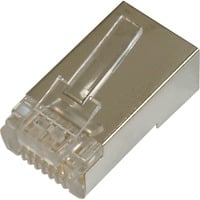 Digitus Connettori modulari CAT.5 per cavo rotondo, schermati, 100 pezzi, Spina 