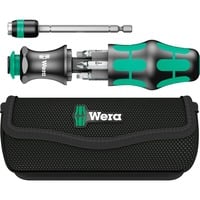 Wera Kraftform Kompakt 26, 7 pezzi, Set di bit Nero/Verde