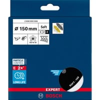 Bosch Expert 2 608 900 006 fornitura per utensili rotanti per molatura/levigatura Platorello per disco abrasivo, Platorello per levigatrice Nero, Platorello per disco abrasivo, GET 75-150, GEX 34-150, GEX 40-150 Professional, 3M, DeWalt, Dynabrade, Festool, Makita, Mirka,..., Nero, Argento, Rotondo, 15 cm, 1 pz