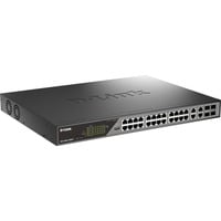 D-Link DSS-200G-28MPP switch di rete Gestito L2 Gigabit Ethernet (10/100/1000) Supporto Power over Ethernet (PoE) 1U Grigio, Interruttore Gestito, L2, Gigabit Ethernet (10/100/1000), Full duplex, Supporto Power over Ethernet (PoE), 1U