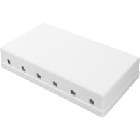 Digitus Custodia punto di consolidamento, per 6 moduli Keystone, Housing bianco