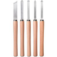 EINHELL Set di scalpelli per tornitura, 5 pezzi, Scalpello  legno
