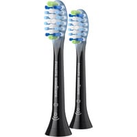 Philips Sonicare C3 Premium Difesa dalla Placca HX9042/88, confezione da 2, Testina Nero