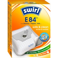 Swirl E 84 Accessori e ricambi per aspirapolvere, Sacchetti per aspirapolvere 4 pz, 1 pz