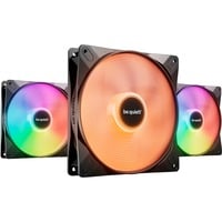 be quiet! LIGHT WINGS LX 140mm PWM 3-Pack Black Case per computer Ventilatore 14 cm Nero 3 pz, Ventola Nero, Ventilatore, 14 cm, 1200 Giri/min, 95 m³/h, Nero