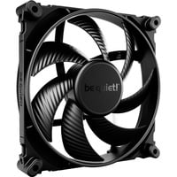 be quiet! SILENT WINGS 4 | 140mm PWM Case per computer Ventilatore 14 cm Nero 1 pz, Ventola Nero, Ventilatore, 14 cm, 1100 Giri/min, 87,16 m³/h, Nero