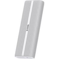 D-Link DSP-411 contenitore di unità di archiviazione Box esterno SSD Alluminio M.2, Disk enclosure bianco, Box esterno SSD, M.2, M.2, 40 Gbit/s, Collegamento del dispositivo USB, Alluminio