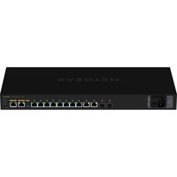 Netgear GSM4212P Gestito L2/L3 Gigabit Ethernet (10/100/1000) Supporto Power over Ethernet (PoE) 1U Nero, Interruttore Gestito, L2/L3, Gigabit Ethernet (10/100/1000), Supporto Power over Ethernet (PoE), Montaggio rack, 1U