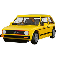 COBI Volkswagen Golf GTI (1976-1983), Giochi di costruzione giallo