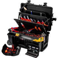 KNIPEX Valigetta per attrezzi "Robust45 Move" Elettrica, 63 pezzi, Set di strumenti Nero