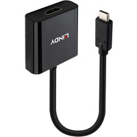 Lindy Convertitore USB Tipo C a HDMI 4K60, Adattatore Nero